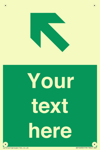 Custom Safe condition: Green Up left arrow